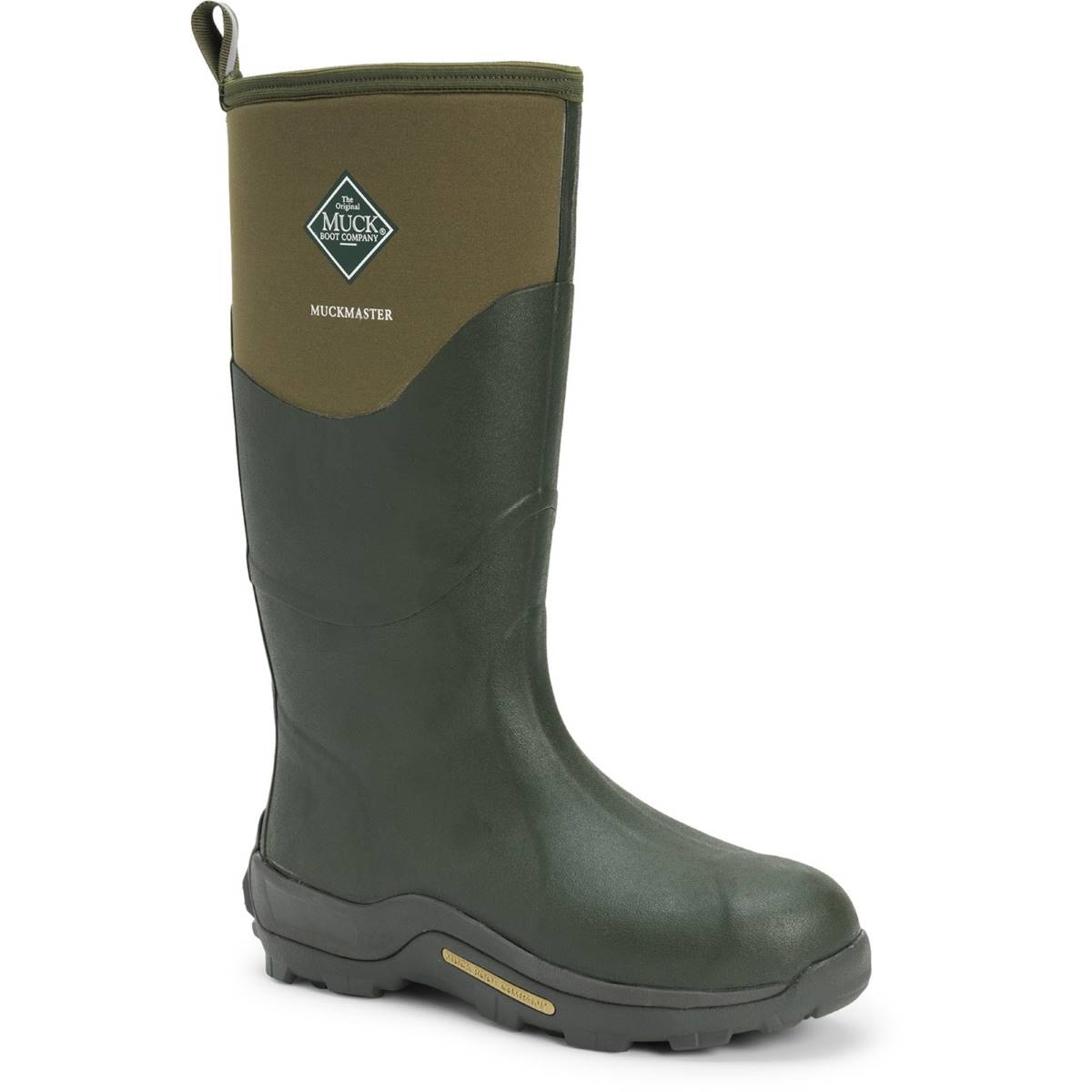 Muck Boots Muckmaster Hi Green Mens boots MMH-333A in a Plain Rubber in Size 12